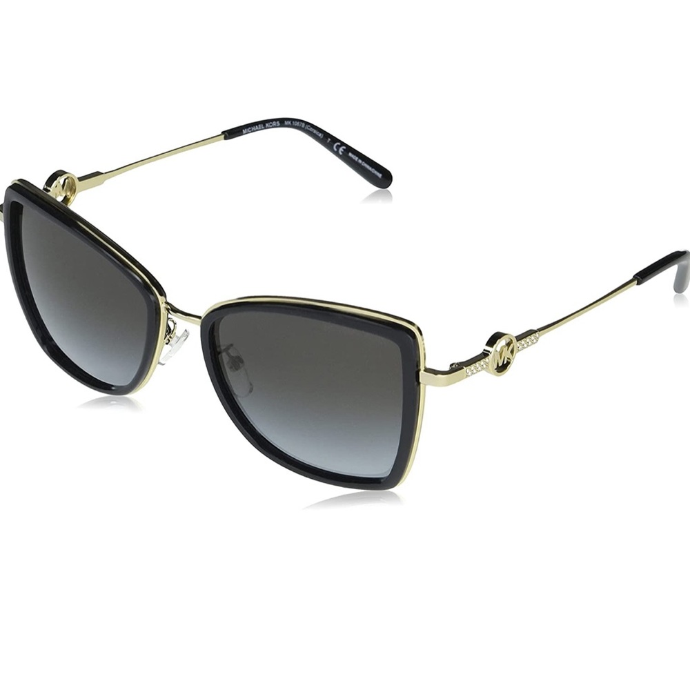 Michael Kors NWT Corsica Black and Gold Sunglasses
